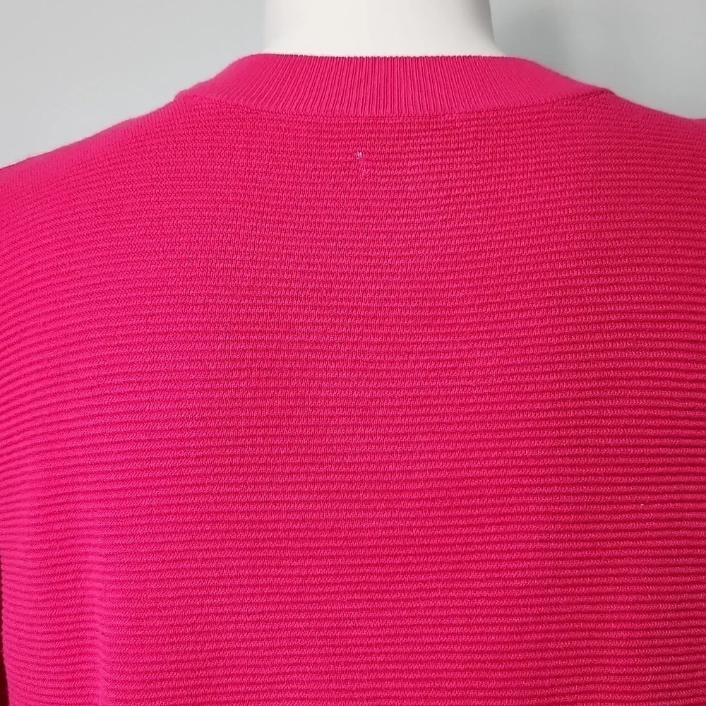 Nine West Bright Pink Ribbed Sweater - Picture 10 of 14